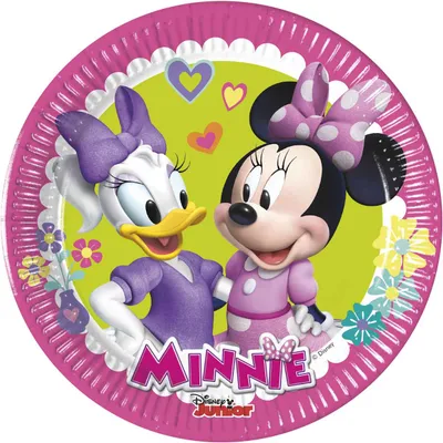 Papirni tanjuri Minnie happy Disney 20 cm  8 kom