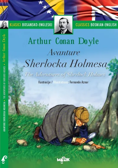 Malik knjiga Avanture Šerloka Holmsa, dvojezično