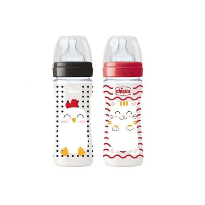 Plastična bočica 250ml, sil.duda, Popfriends