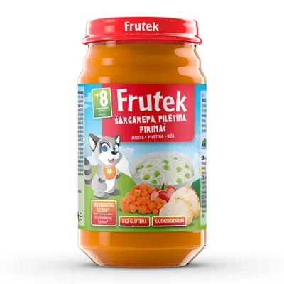 Frutek kašica šarg. sa piletinom i pirinčem 190g