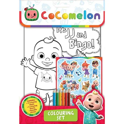 Cocomelon:bojanka s bojicama i naljepnicama