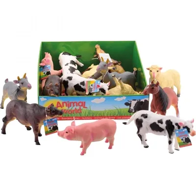Animal World Gumena Životinja Domaća 20-28Cm