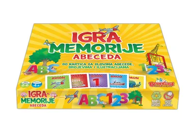 Igra Memorije Abeceda
