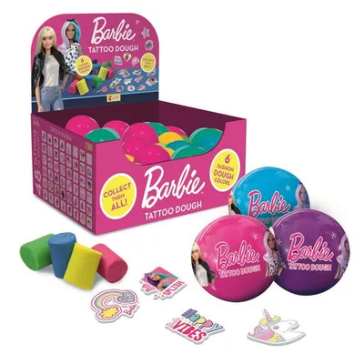 Barbie tattoo plastelin