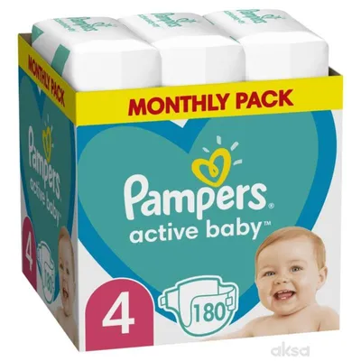 Pampers Msb Jumbo Maxi Pack 4 Maxi 9-14kg 180kom