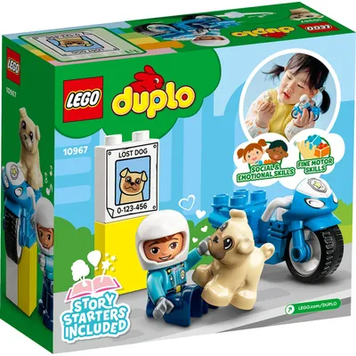 Lego Duplo Policijski motor DUPLO