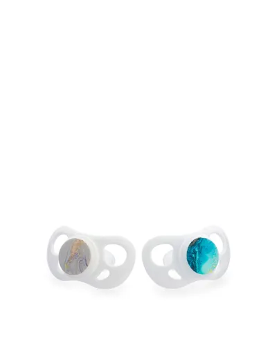 Twistshake 2x duda 6+m marble blue grey