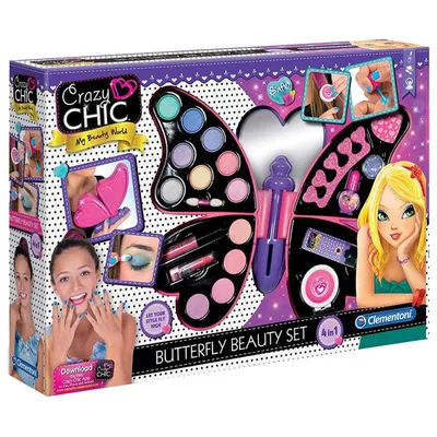 Crazy chic  leptir set sminke