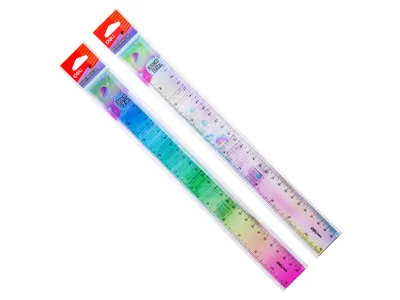 Linijar Pastel 20Cm 2 Boje