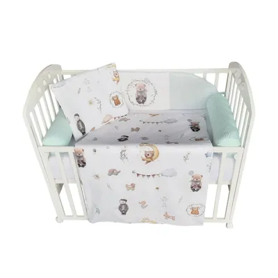 Baby Textil posteljina Retro mede, 6/1, 80x120