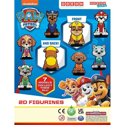 Ct paw patrol 2d figurice - 50 mm kapsula