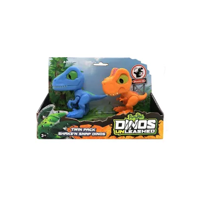 Dinos unleashed - t-rex i raptor 2pk