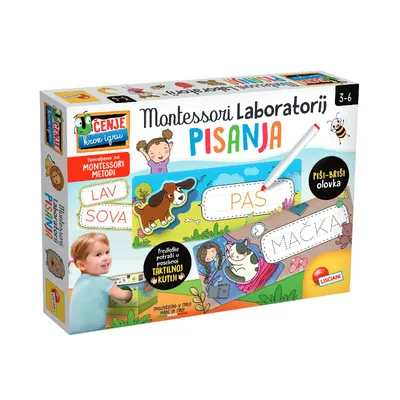 Montessori laboratorij pisanja