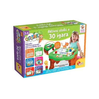 Carotina aktivni stolić s 30 igara