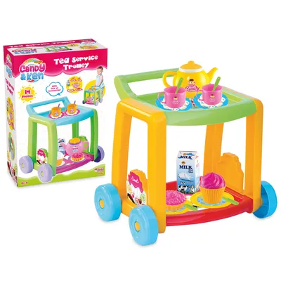 Set za čaj kolica 14pcs