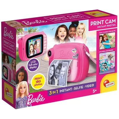 Barbie print kamera