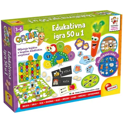 Carotina edukativna igra 50 u 1