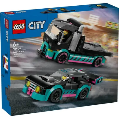 Lego Trkajući auto i kamion za prevoz