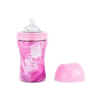TS flasica anti-colic stainless marble pink 330ml