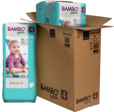 Bambo pelene mega box  4, 7-14 kg 144kom