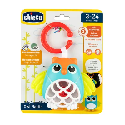 Chicco senzorna  zvečka-glodalica sa likom sove