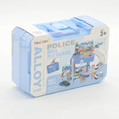 Cute&Cool kofer set parking policija