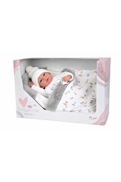 Arias Elegance lutka beba Andie Gris 40cm