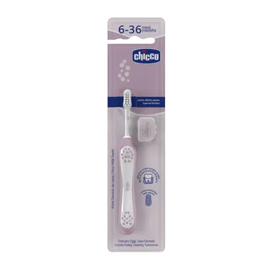 Chicco četkica za zube lila,6-36m