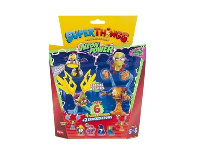 Superthings Neon power - pack 6