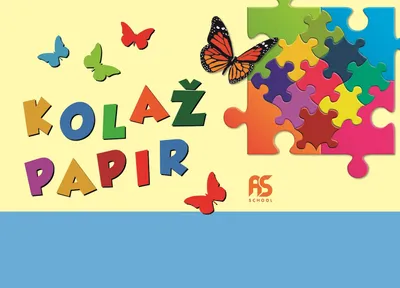 Kolaž papir A4 samoljepljivi