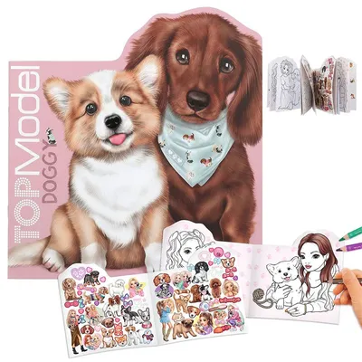 Top Model knjiga s naljepnicama Doggy