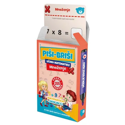 Edukativne igre piši-briši+marker:Množenje