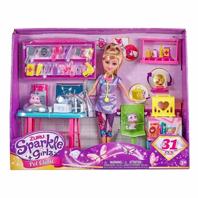 Sparkle girlz veterinar set s lutkom
