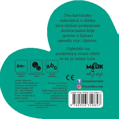 Malik Knjiga s ogledalom - volim svoga tatu