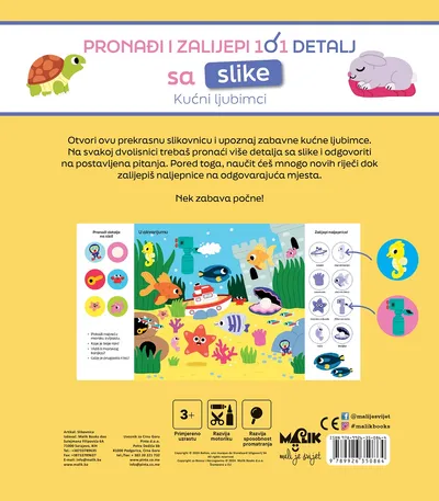 Malik Pronađi i zalijepi 101 detalj-kućni ljubimci
