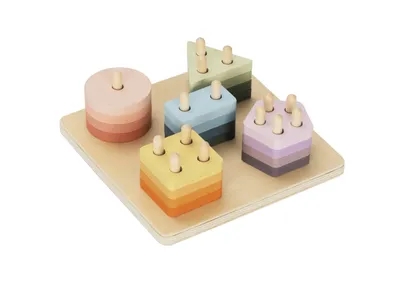 Cute&Cool drvena igračka geometrijski oblici