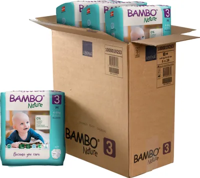 Bambo pelene pak 3, 4-8kg  4+2gratis