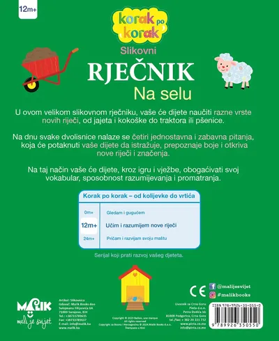 Malik slikovni rječnik-na selu