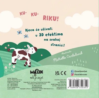 Malik pop-up iznenađenja-seoske životinje