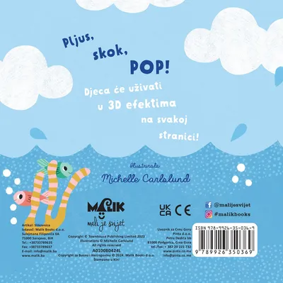 Malik pop-up iznenađenja-u okeanu