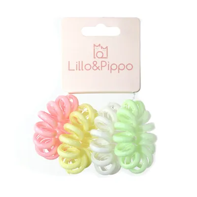 Lillo&Pippo gumice za kosu 4/1 spirala