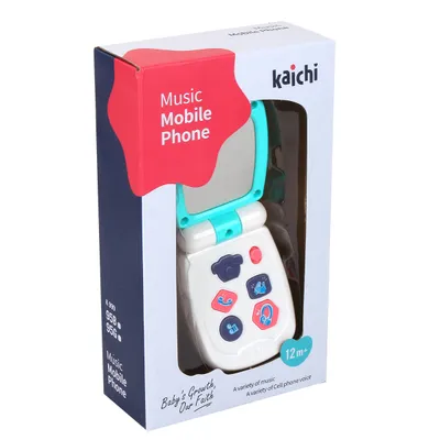 Hk Mini igračka muzički mobilni telefon plavi