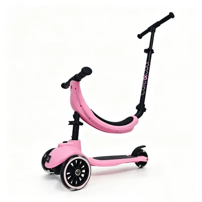 Cute&cool Mini Deluxe Scooter 4 in 1, Pink