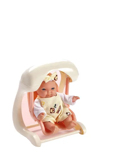 Cute&Cool lutka beba u ljulji, 15cm