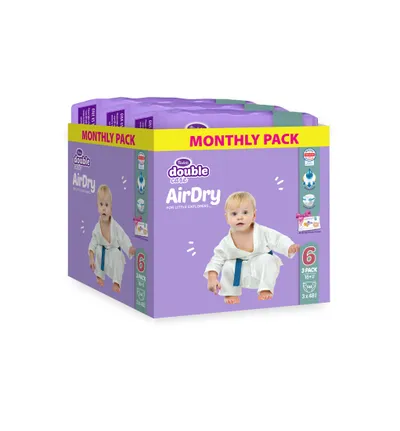 Violeta pelene Air Dry Maxi 6 (16+ KG) monthly pack 144 KOM