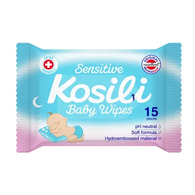 Kosili baby vlažne maramice plave 15/1