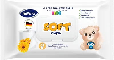 Hellena vlažni toalet papir soft care 60/1