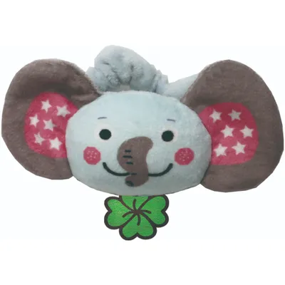 Biba Toys zvečka slonče sa trakom za ruku