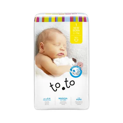 Tosama to.to  pelene new born 2-5kg, 50kom