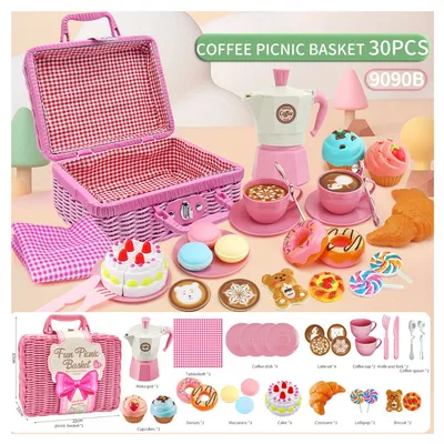 HK Mini igračka kofer za piknik, roze